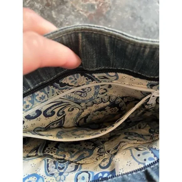 Vera Bradley Blue Quilted Shoulder Bag - Picture 7 of 7